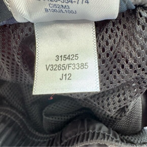 Lands’ End Straight Leg Black Track Rain Pants with Zipper Ankle Black. Medium - Picture 8 of 11